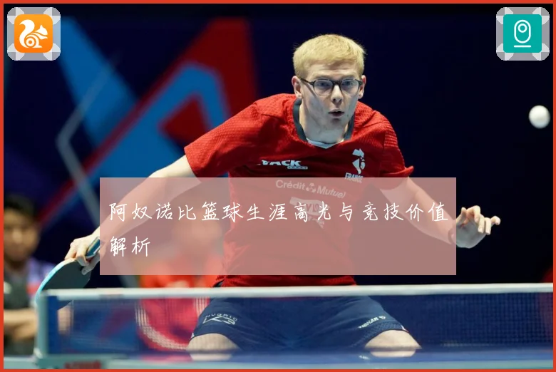 阿奴诺比篮球生涯高光与竞技价值解析